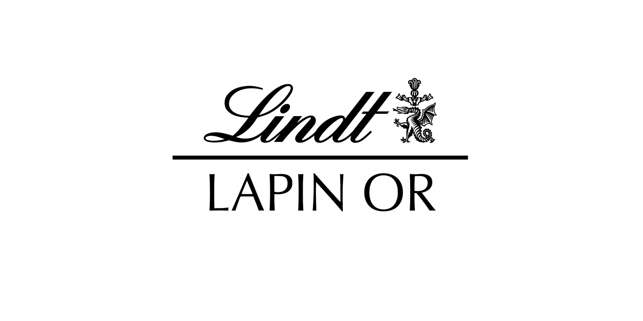 Logo Lindt en noir.