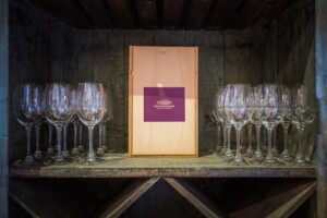 Verre brandé Château de Vullierens.