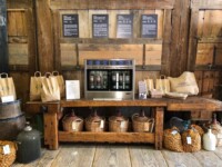 Vue d'ensemble de l'espace vin.